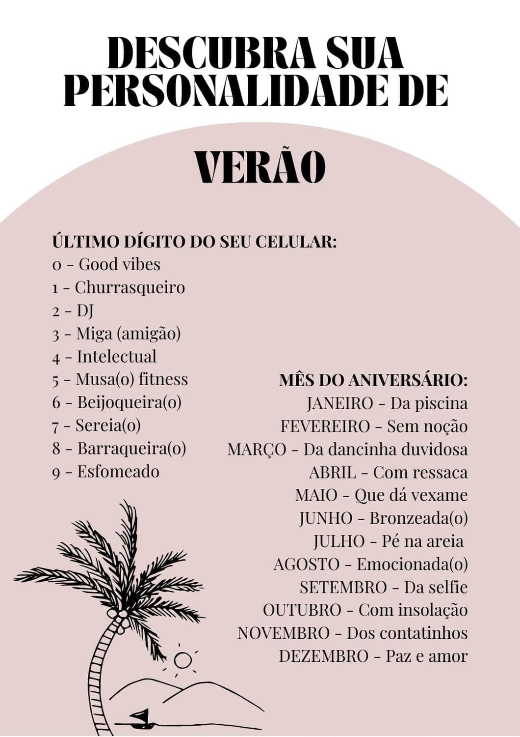 Teste: qual é a sua personalidade de verão?